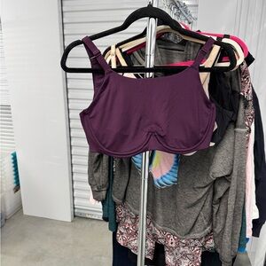 Lane Bryant | Cacique Underwire Bralette in Wine | size 42C/D